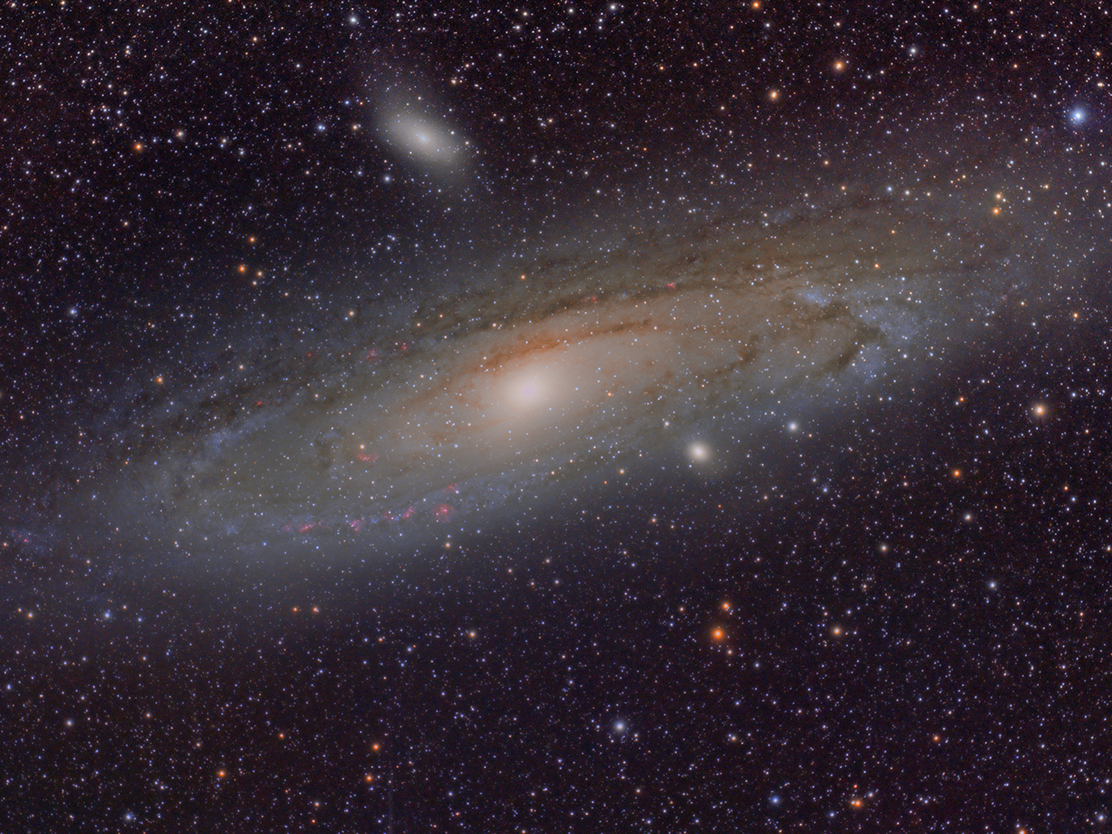 Galaxy M31 - The Great Andromeda Galaxy at high resolution