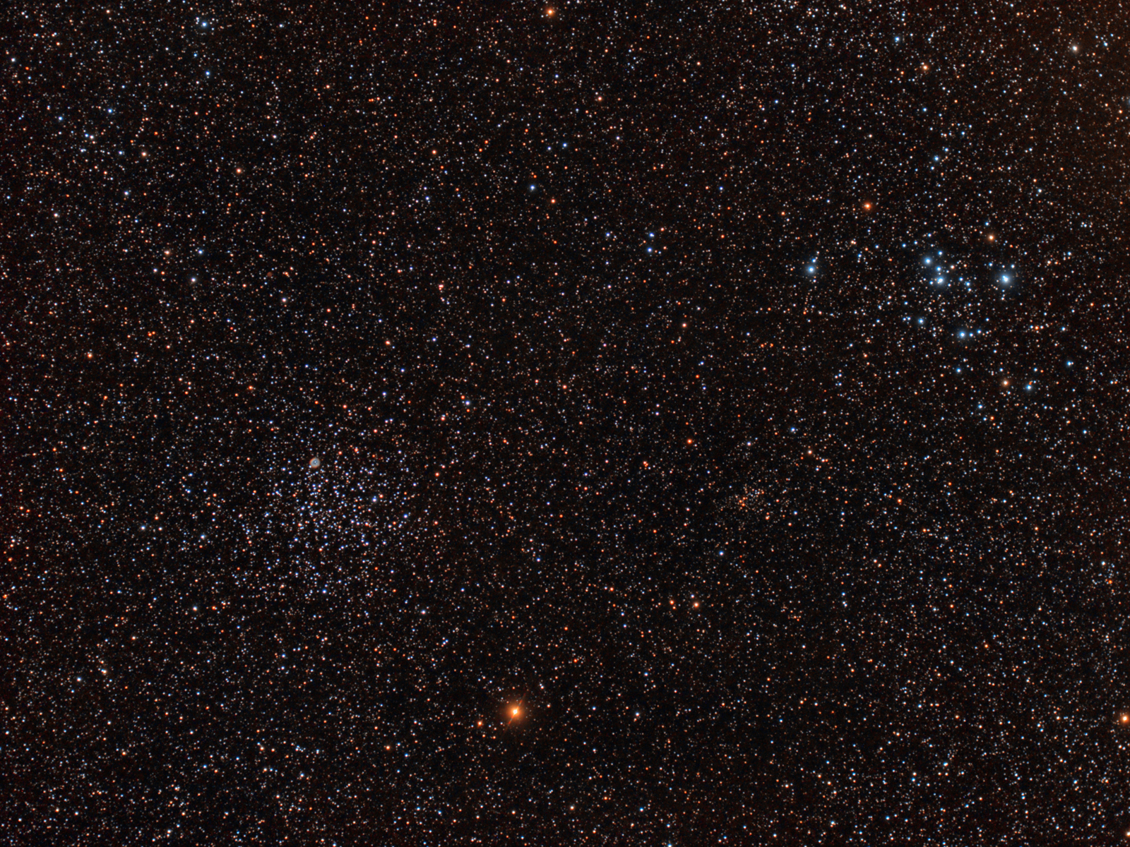 Open Cluster M46 & M47 at high resolution